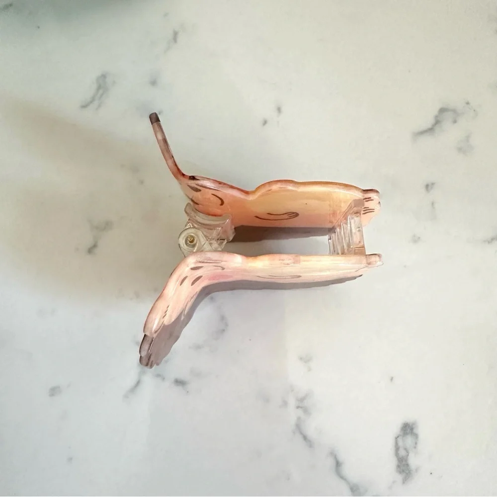 3/$22🩶  Hedgehog Claw Clip Cute Woodland Animal Hair Accessory Acrylic NEW
